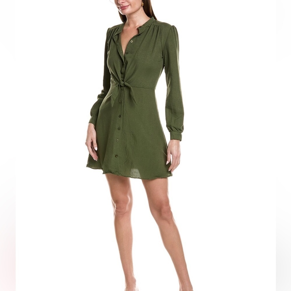 Trendyol regular fit mini dress green size 42 US 10, xl nwt